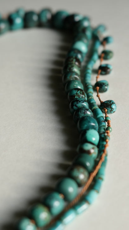 Turquoise, Graduated Barrels