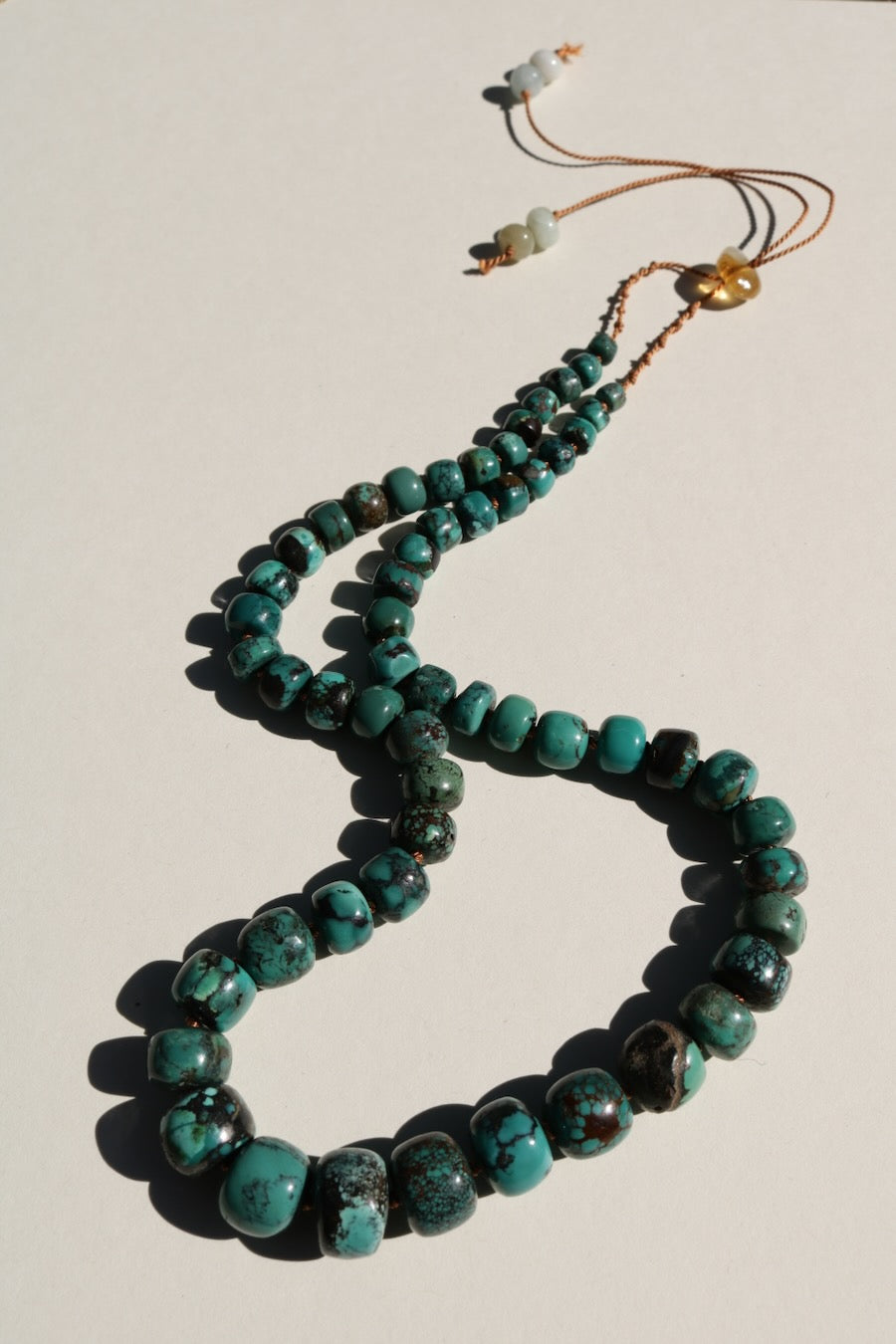 Turquoise, Graduated Barrels