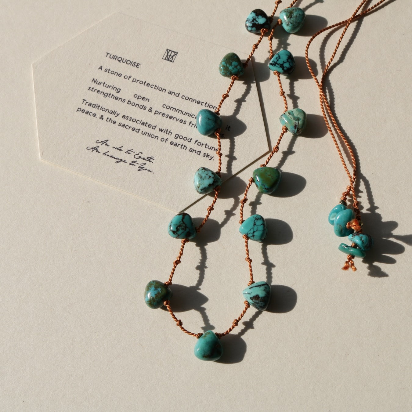 Turquoise, Smooth Drops