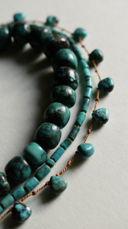 Turquoise, Smooth Tubes