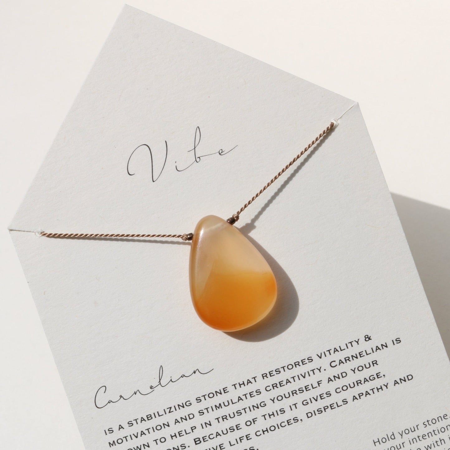 CARNELIAN | SPECIAL EDITION Vibe Necklaces