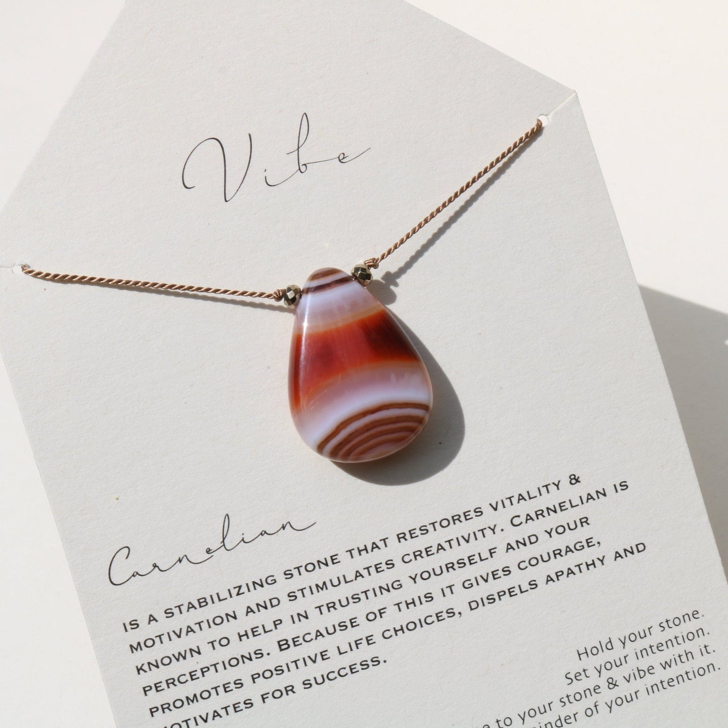 CARNELIAN | SPECIAL EDITION Vibe Necklaces