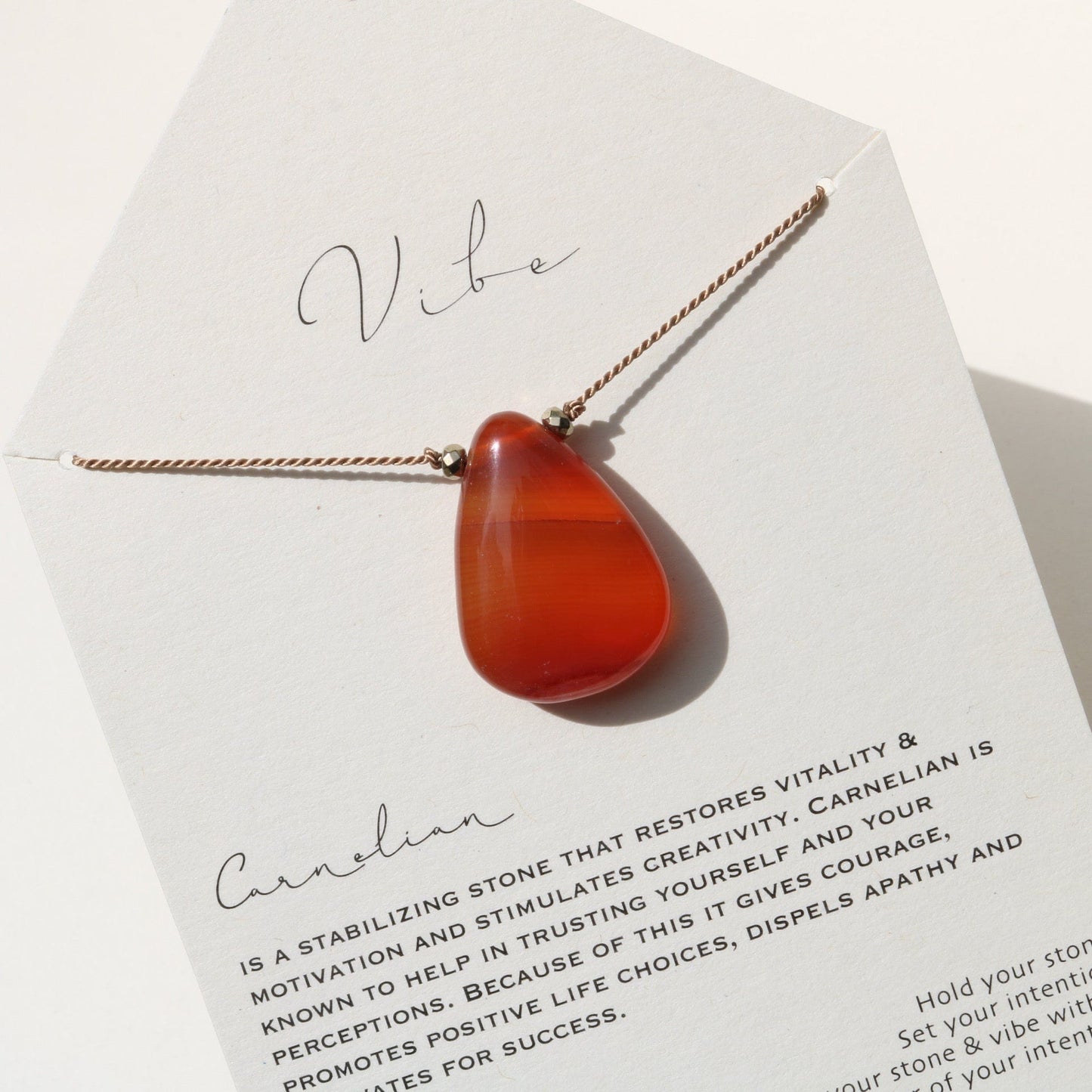 CARNELIAN | SPECIAL EDITION Vibe Necklaces