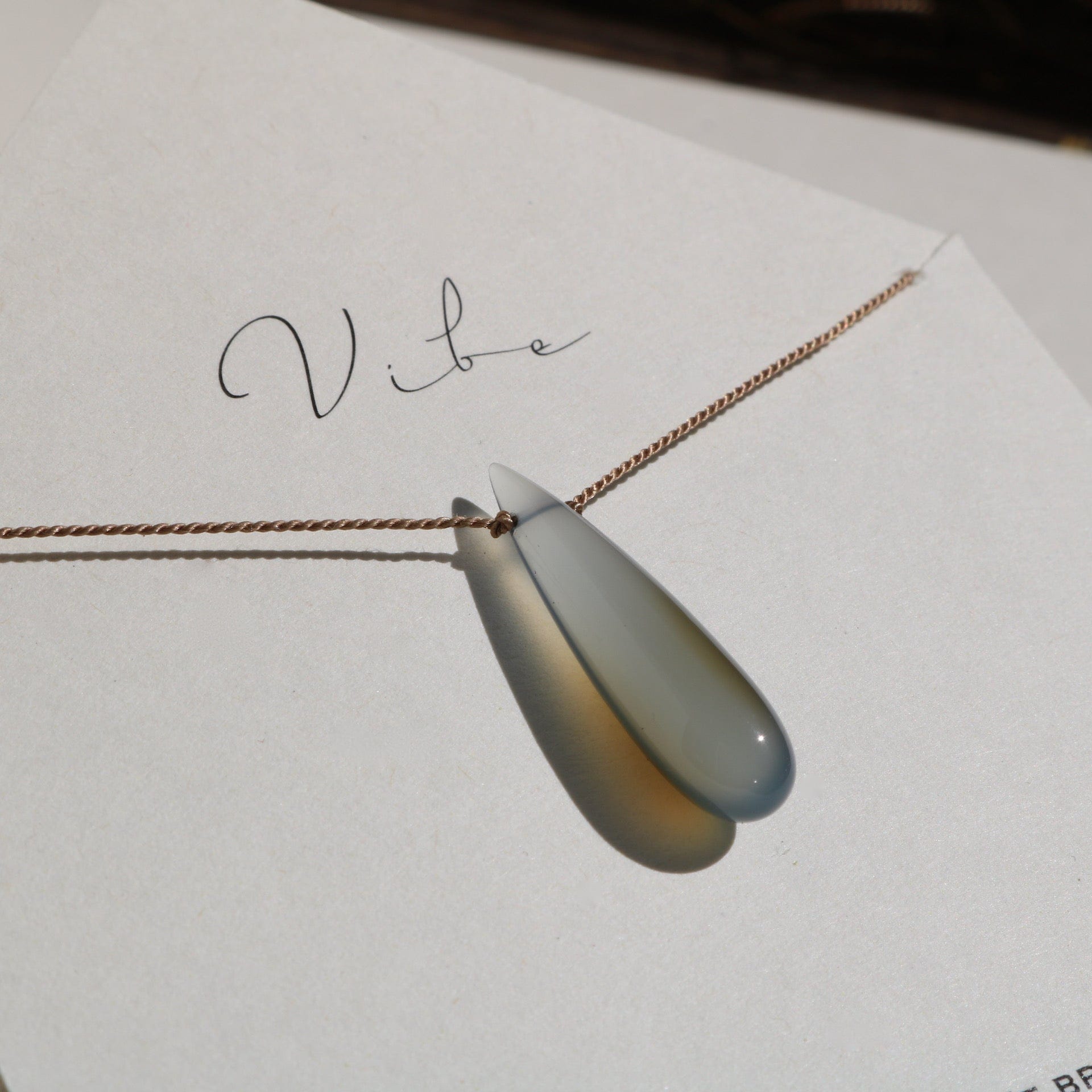 Copy of CHALCEDONY | MOSS GREEN Vibe Necklaces