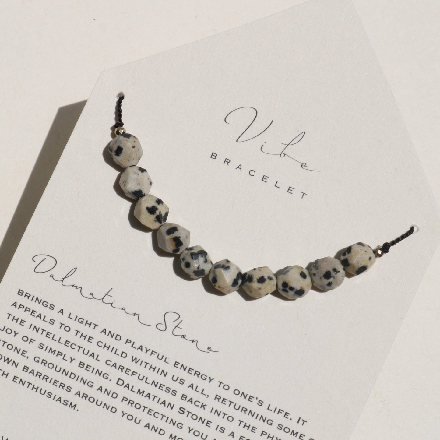 DALMATIAN STONE Vibe Bracelets