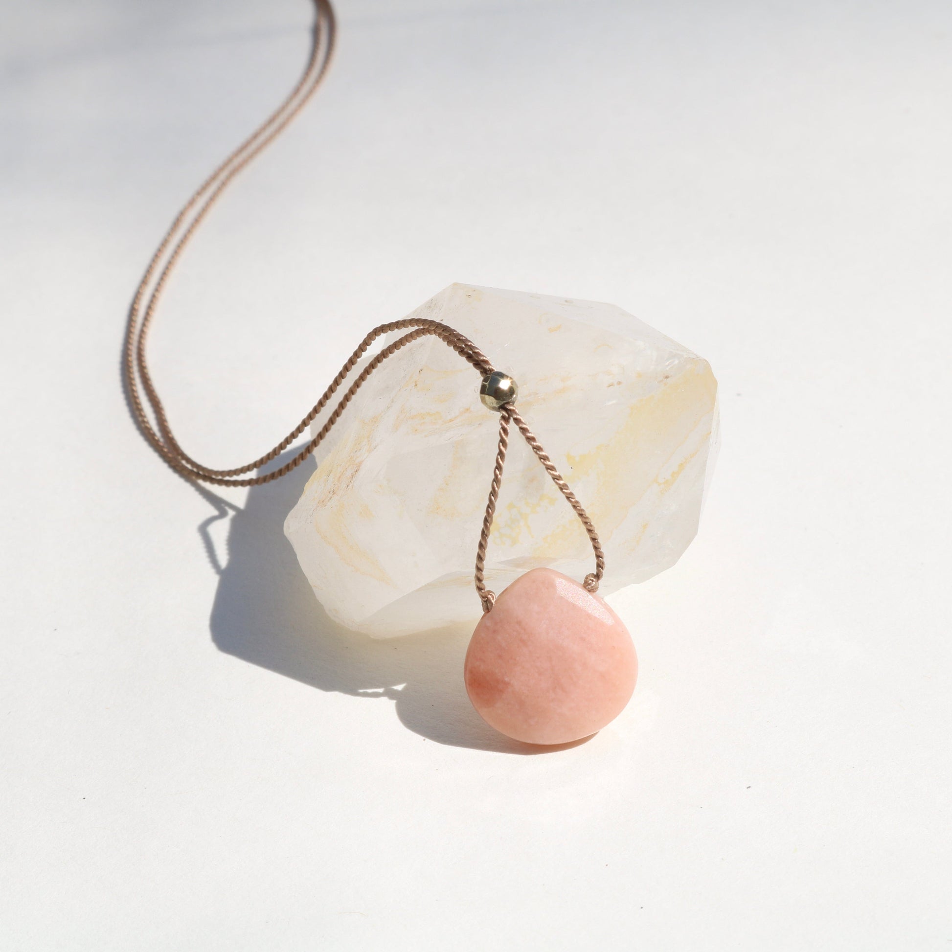 PEACH DOLOMITE Vibe Necklaces