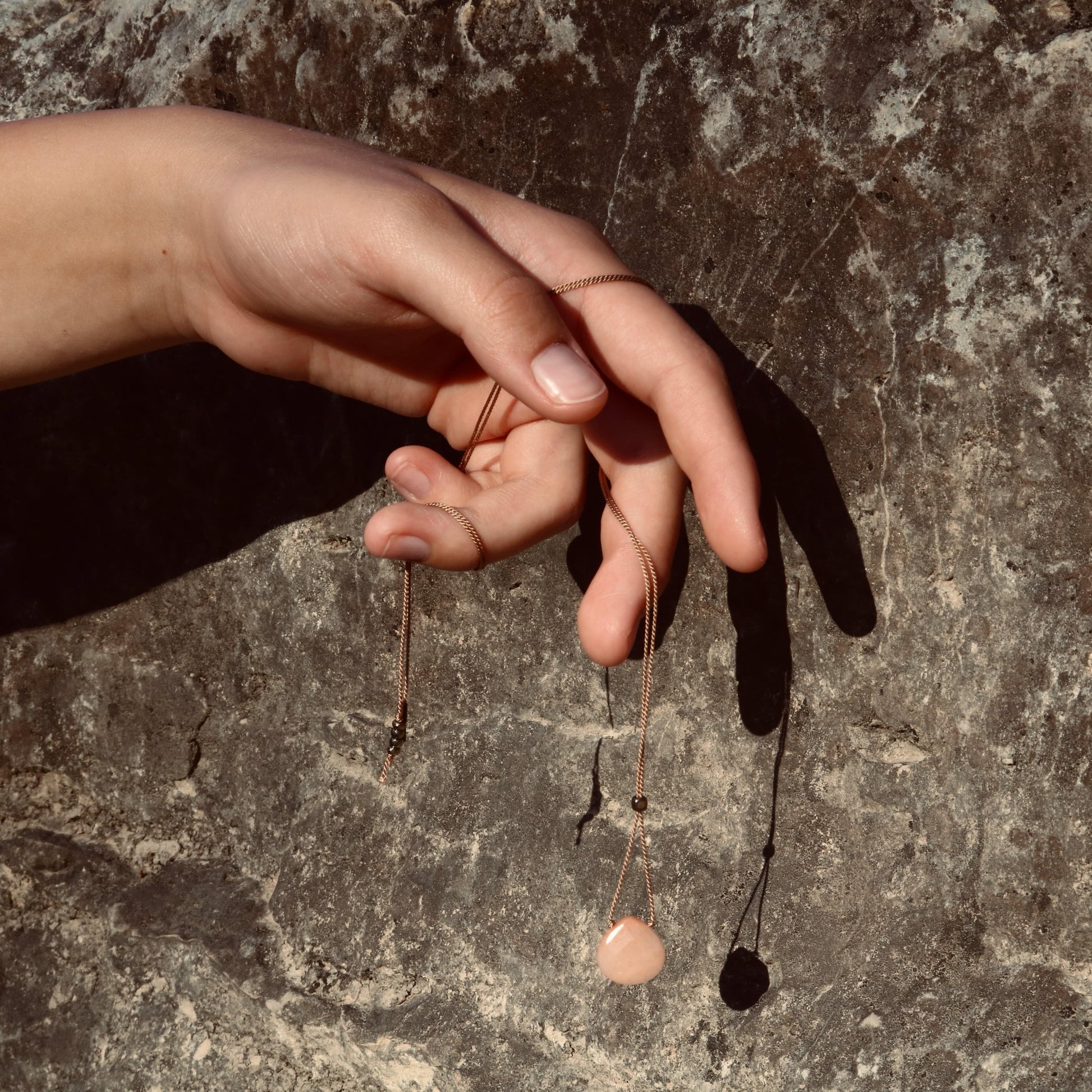 PEACH DOLOMITE Vibe Necklaces